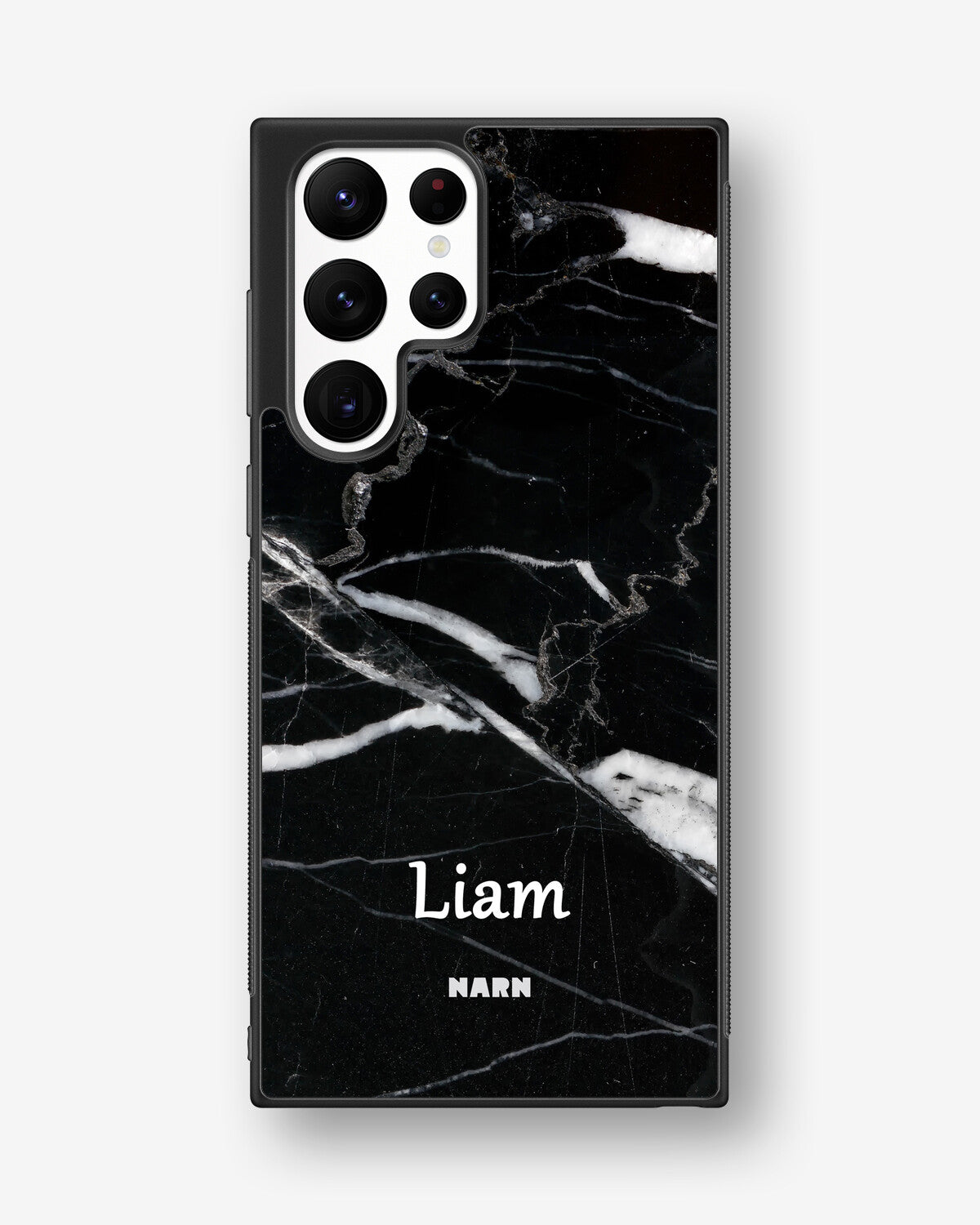 Samsung Galaxy S22 Ultra Hard Case – Custom - Black Marble - View 1