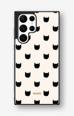 Samsung Galaxy S22 Ultra Hard Case – Kitty Dots - View 1