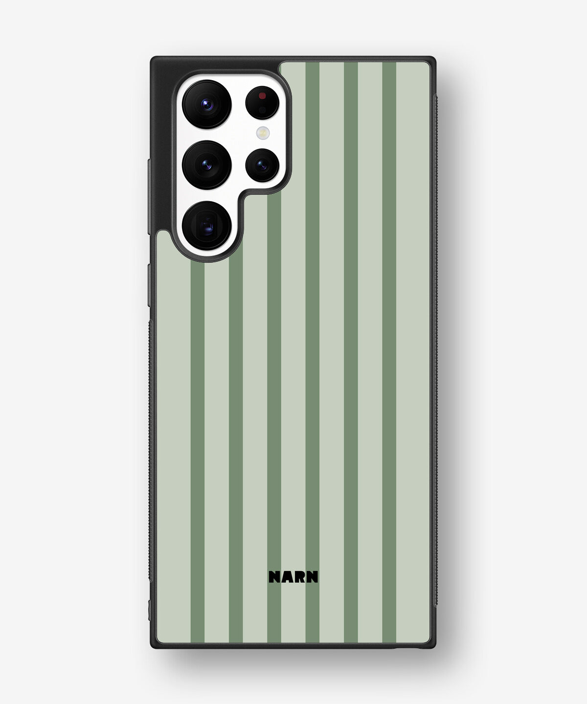 Samsung Galaxy S22 Ultra Hard Case – Sage Stripes - View 1