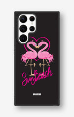 Samsung Galaxy S22 Ultra Hard Case – Beach Flamingo - View 1