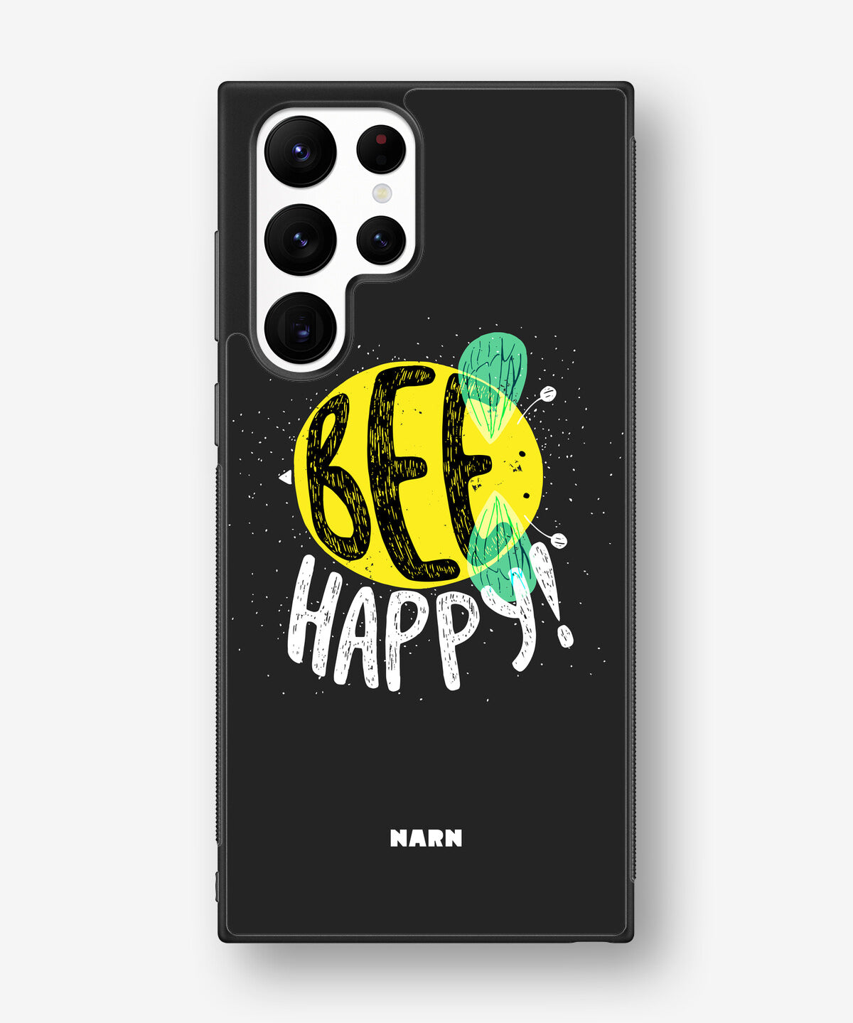 Samsung Galaxy S22 Ultra Hard Case – BEE Happy - View 1