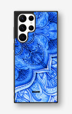 Samsung Galaxy S22 Ultra Hard Case – Blue Vintage - View 1