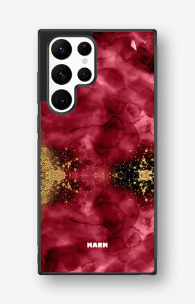 Samsung Galaxy S22 Ultra Hard Case – Burgendy Shimmer - View 1