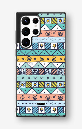 Samsung Galaxy S22 Ultra Hard Case – Cute Pattern - View 1