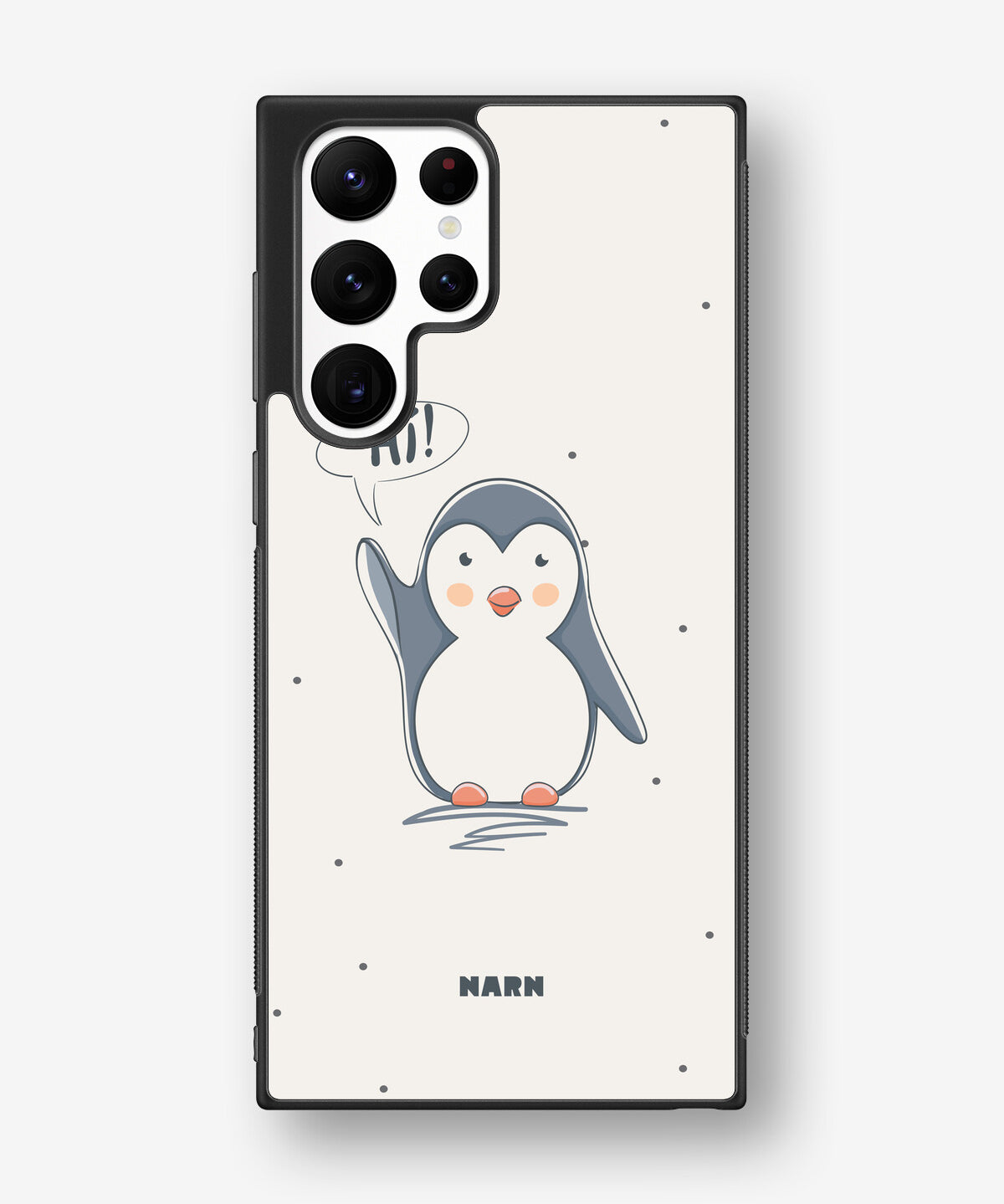 Samsung Galaxy S22 Ultra Hard Case – Cute Penguin - View 1