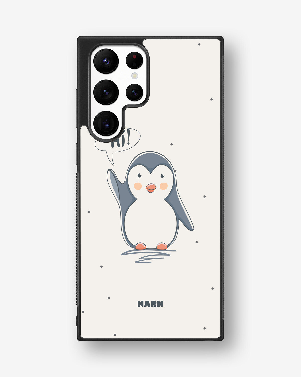 Samsung Galaxy S22 Ultra Hard Case – Cute Penguin - View 1