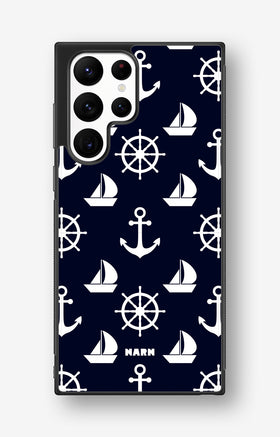 Samsung Galaxy S22 Ultra Hard Case – Deep Blue Voyage - View 1
