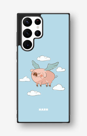 Samsung Galaxy S22 Ultra Hard Case – Dreamy Pig - View 1