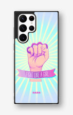 Samsung Galaxy S22 Ultra Hard Case – Fight Like A Girl - View 1