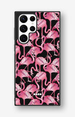Samsung Galaxy S22 Ultra Hard Case – Flamingos - View 1