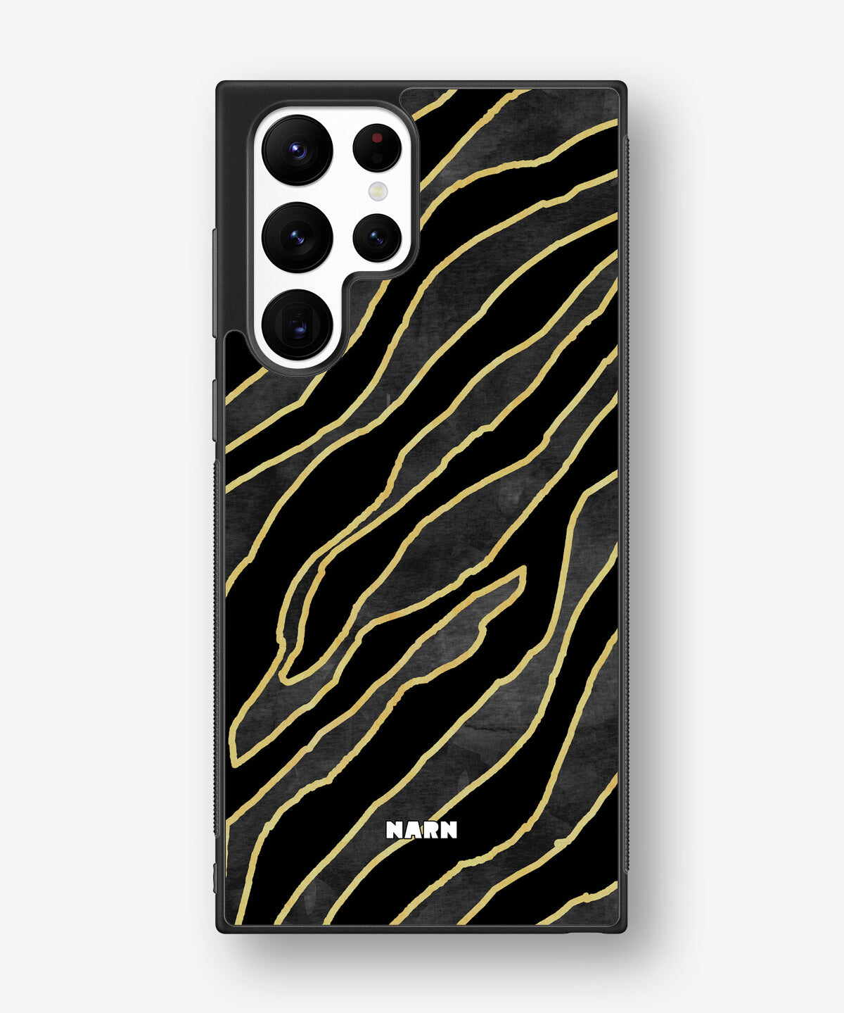 Samsung Galaxy S22 Ultra Hard Case – Golden Zebra - View 1