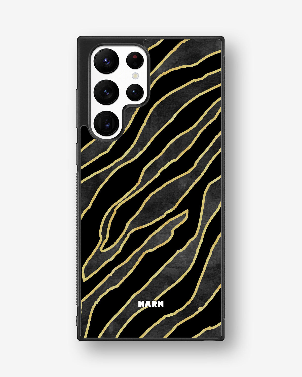 Samsung Galaxy S22 Ultra Hard Case – Golden Zebra - View 1