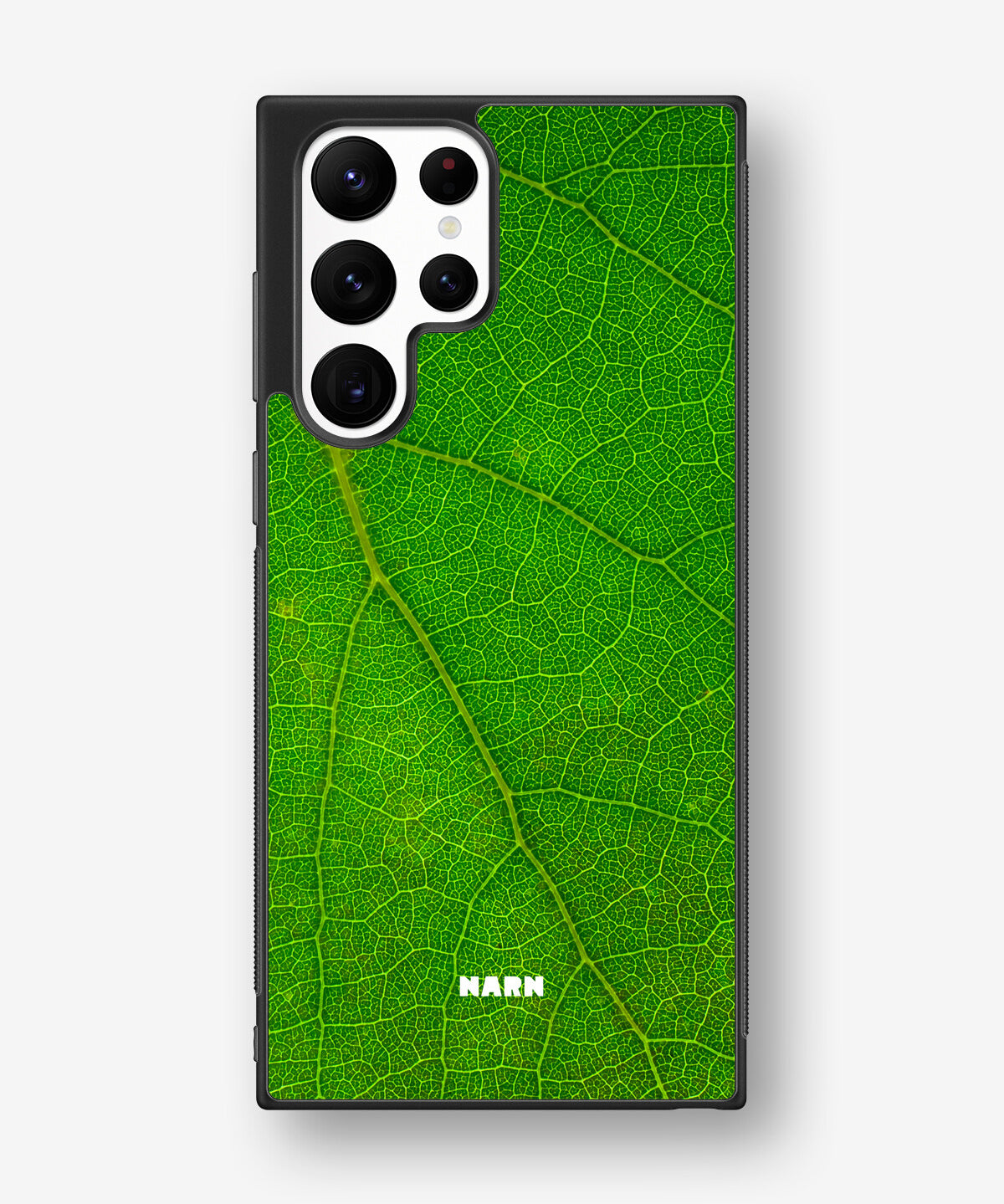 Samsung Galaxy S22 Ultra Hard Case – Green Leafy - View 1