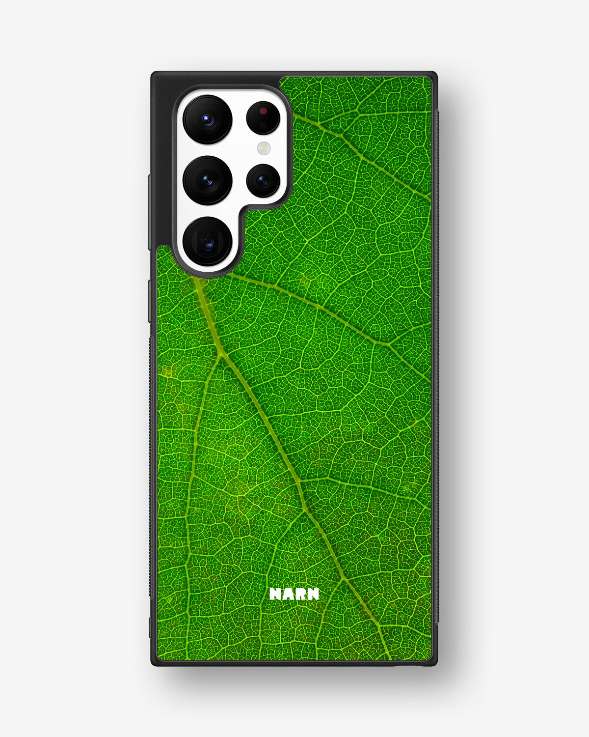 Samsung Galaxy S22 Ultra Hard Case – Green Leafy - View 1