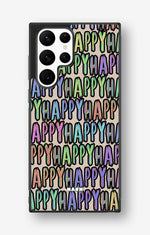 Samsung Galaxy S22 Ultra Hard Case – Happy - View 1