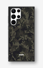 Samsung Galaxy S22 Ultra Hard Case – Jungle Green Camo - View 1