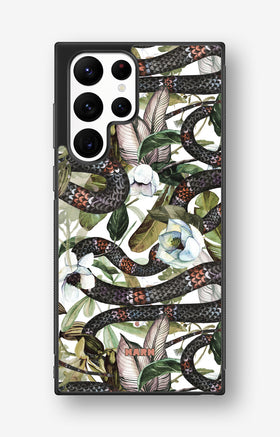 Samsung Galaxy S22 Ultra Hard Case – Jungle Snake - View 1