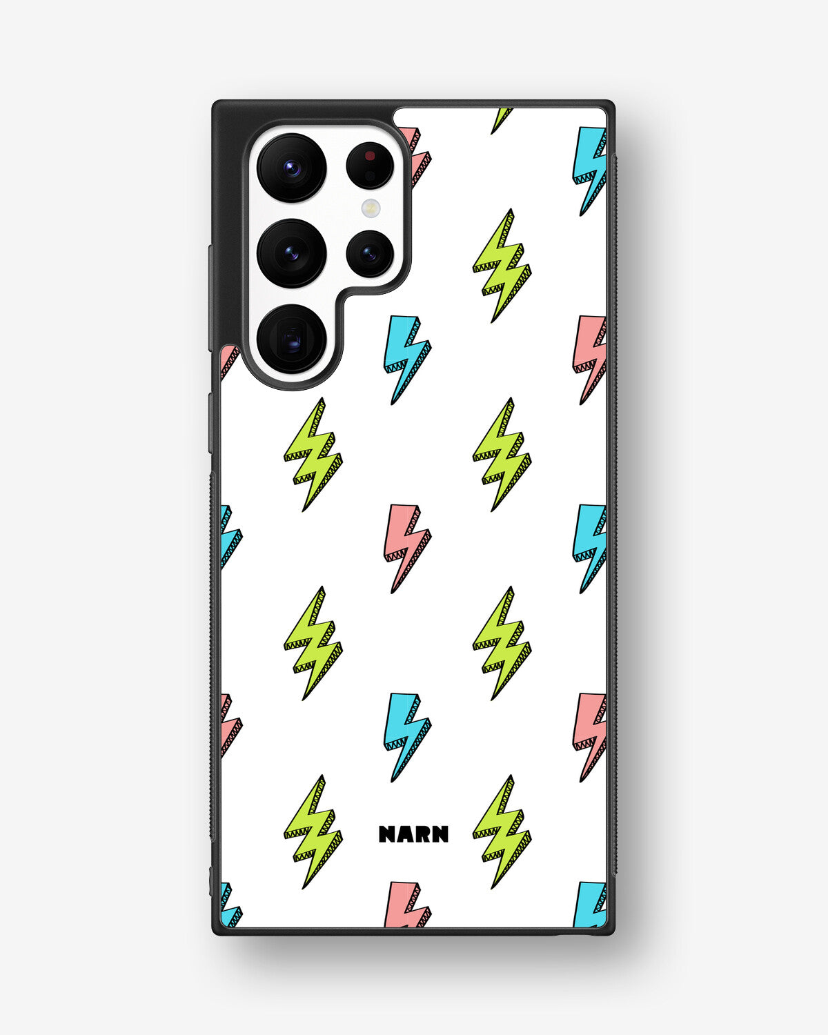 Samsung Galaxy S22 Ultra Hard Case – Lightning Bolts - View 1
