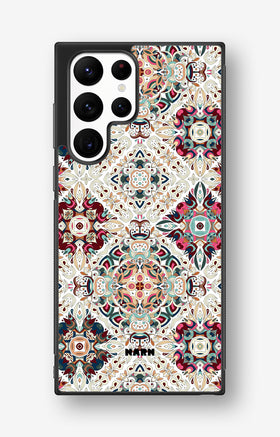 Samsung Galaxy S22 Ultra Hard Case – Luxury Tile - View 1