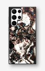 Samsung Galaxy S22 Ultra Hard Case – Marble Brown - View 1