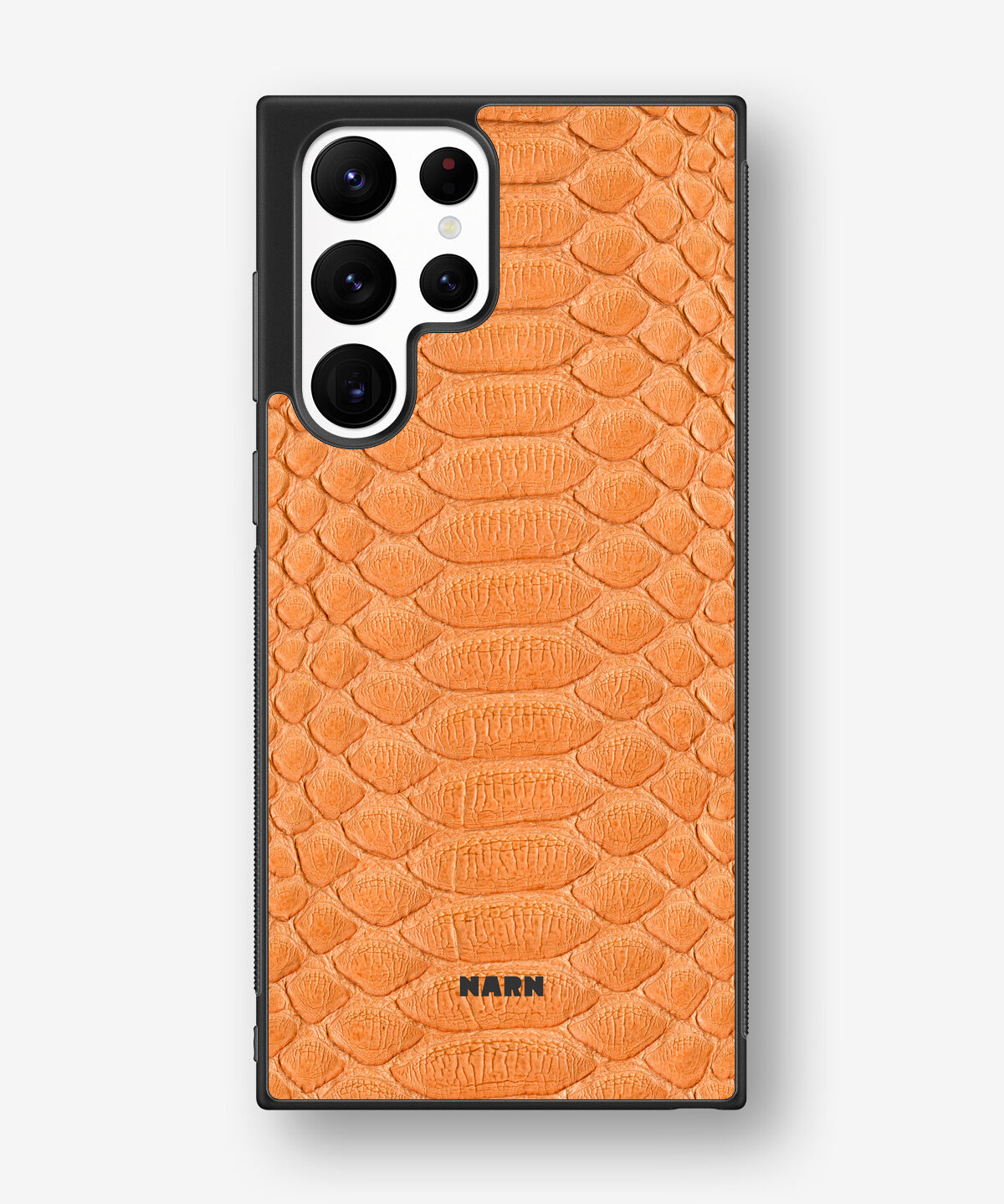 Samsung Galaxy S22 Ultra Hard Case – Orange Snake - View 1