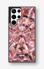 Samsung Galaxy S22 Ultra Hard Case – Pink Crystals - View 1