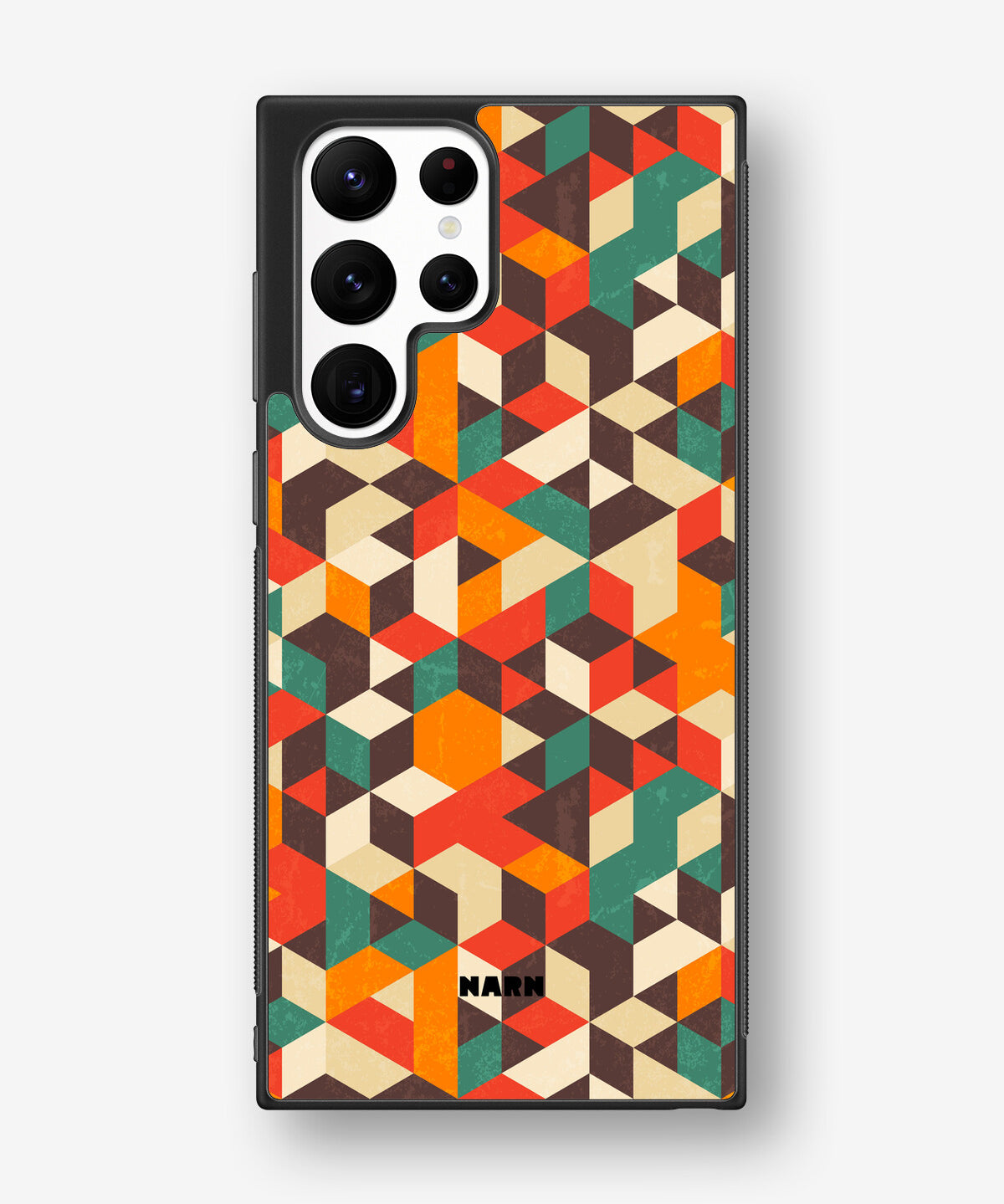 Samsung Galaxy S22 Ultra Hard Case – Retro Geometric - View 1