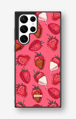Samsung Galaxy S22 Ultra Hard Case – Strawberry Chocolate - View 1