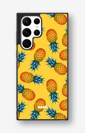 Samsung Galaxy S22 Ultra Hard Case – Sunny Pineapple - View 1