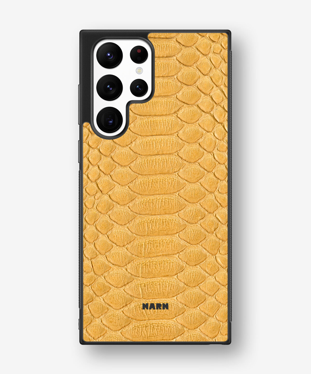 Samsung Galaxy S22 Ultra Hard Case – Yellow Snake - View 1
