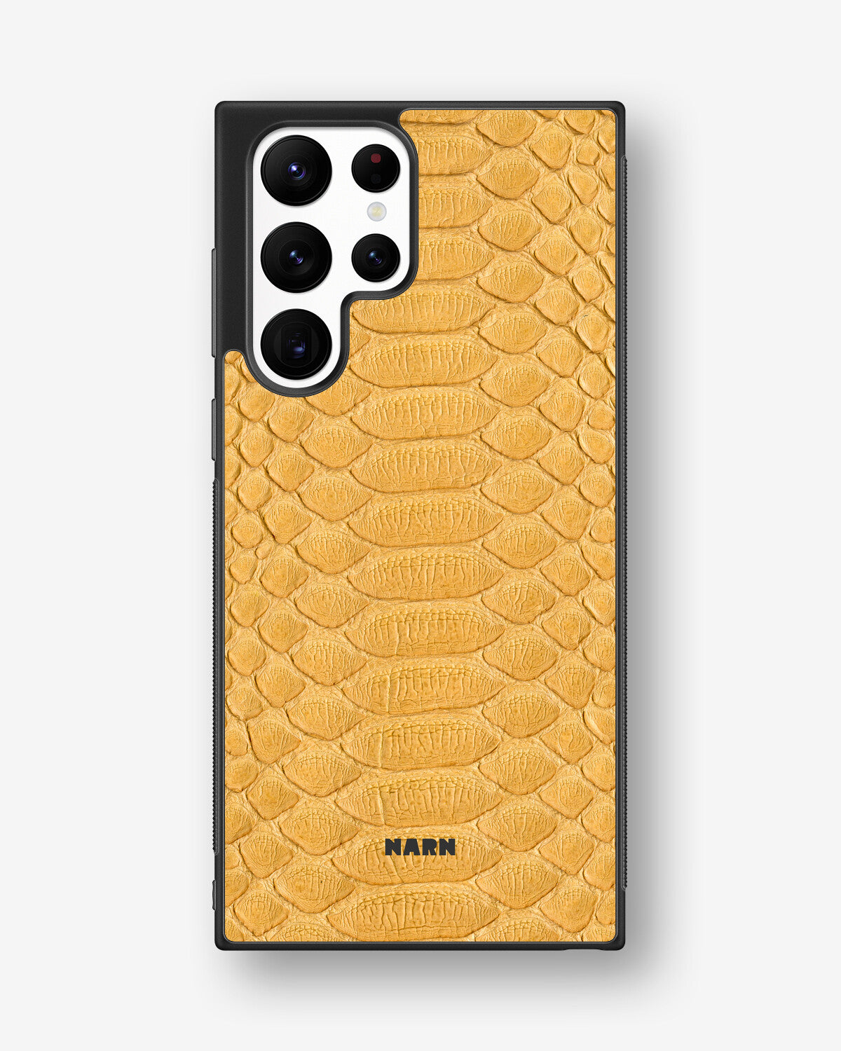 Samsung Galaxy S22 Ultra Hard Case – Yellow Snake - View 1