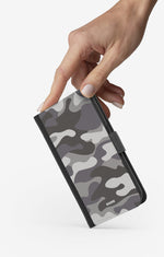 Samsung Galaxy S22 Ultra Wallet Case - Grey Camo - View 2