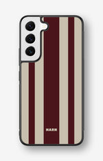 Samsung Galaxy S23 5G Hard Case – Bordeaux Stripe - View 1