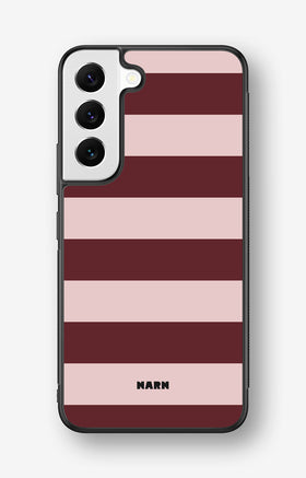 Samsung Galaxy S23 5G Hard Case – Cranberry Stripe - View 1