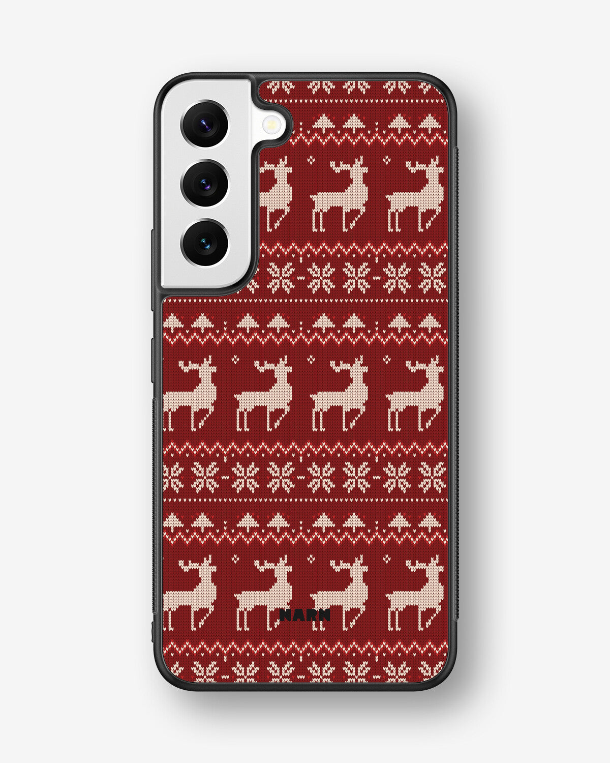 Samsung Galaxy S23 5G Hard Case – Reindeer Knit - View 1