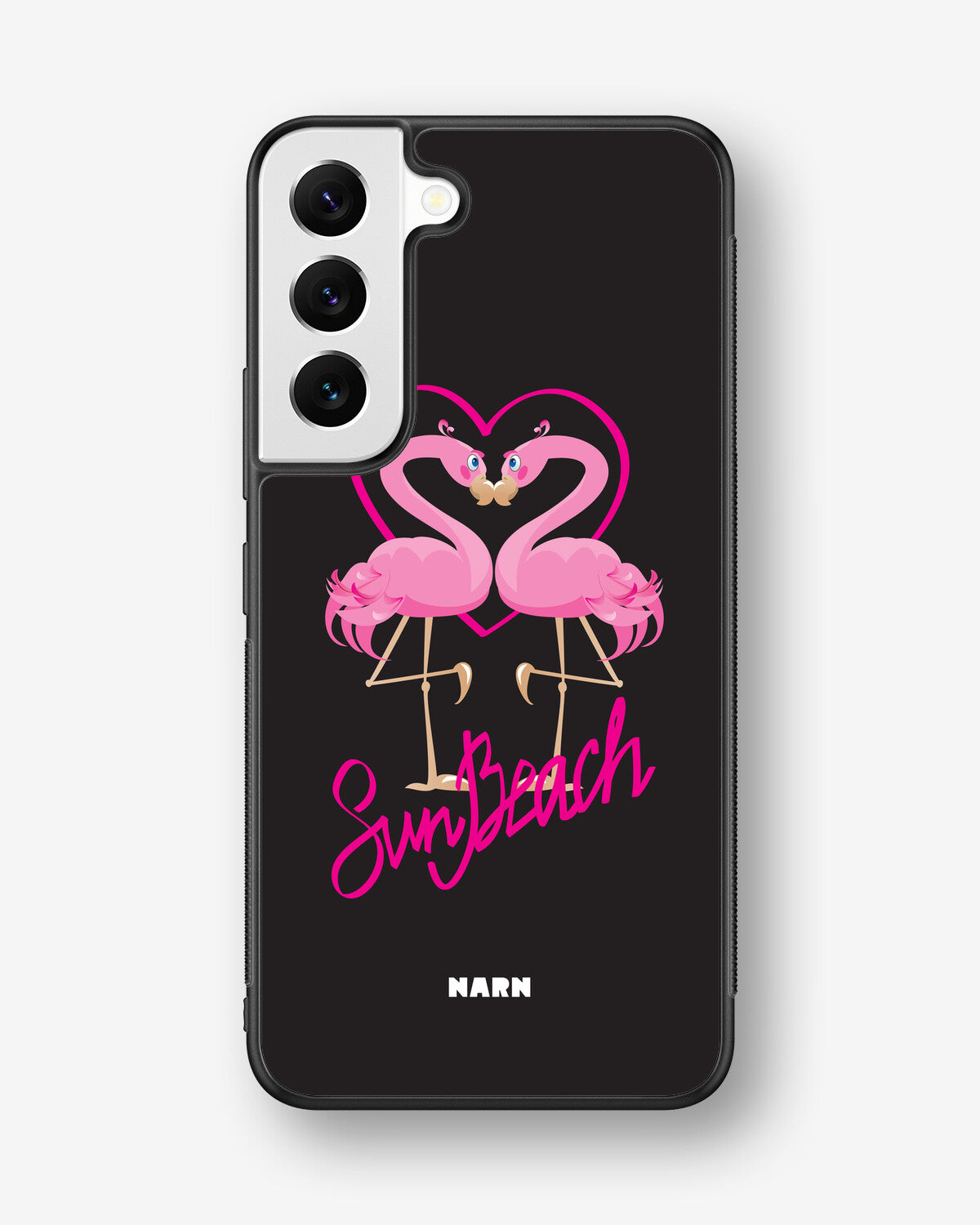 Samsung Galaxy S23 5G Hard Case – Beach Flamingo - View 1