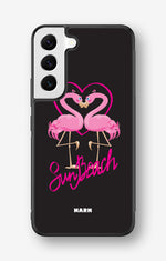 Samsung Galaxy S23 5G Hard Case – Beach Flamingo - View 1