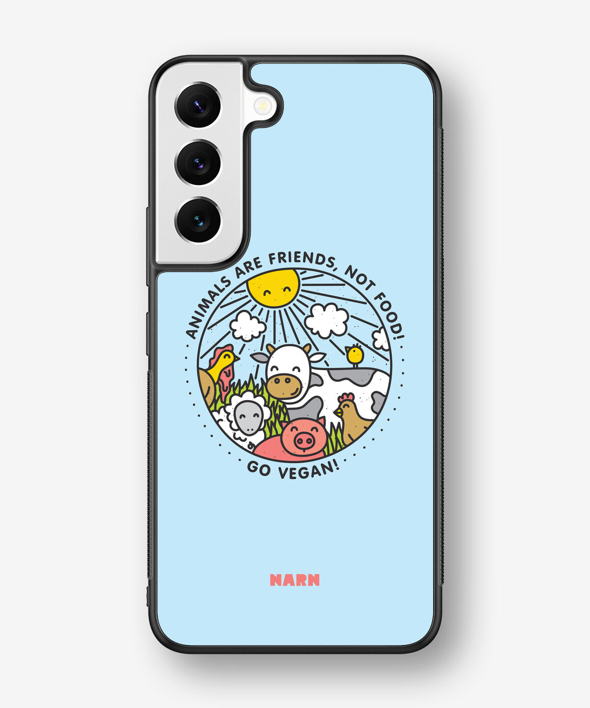Samsung Galaxy S23 5G Hard Case – Friends, Not Food - View 1
