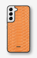 Samsung Galaxy S23 5G Hard Case – Orange Snake - View 1