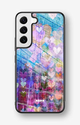 Samsung Galaxy S23 5G Hard Case – Purple Hearts - View 1