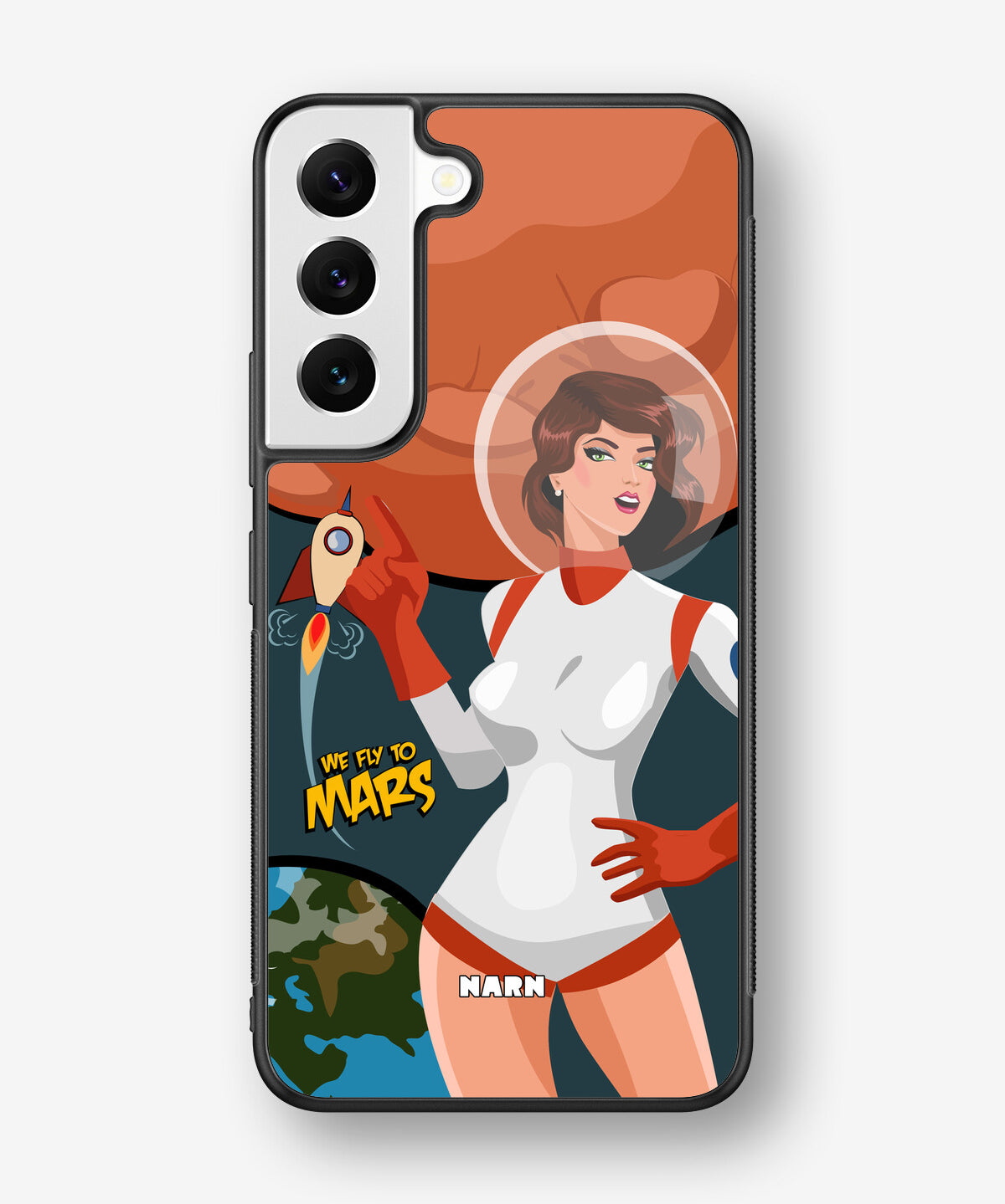 Samsung Galaxy S23 5G Hard Case – We Fly To Mars - View 1