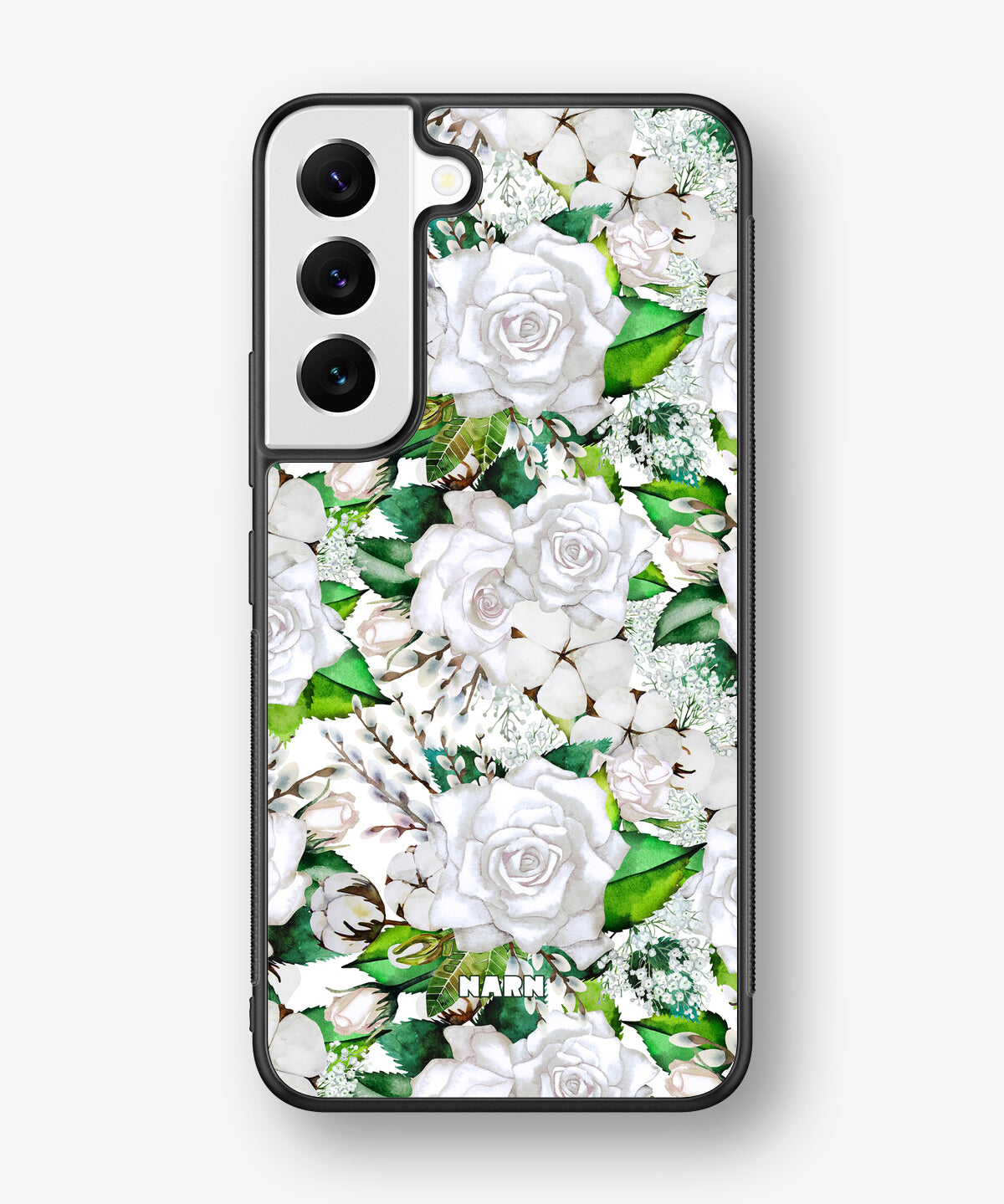 Samsung Galaxy S23 5G Hard Case – White Bloom - View 1