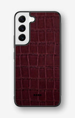 Samsung Galaxy S23 Plus Hard Case – Rouge Croc - View 1