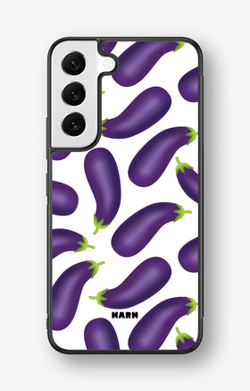 Samsung Galaxy S23 Plus Hard Case – Eggplant Pattern - View 1