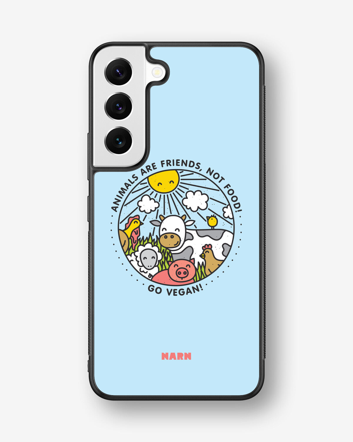 Samsung Galaxy S23 Plus Hard Case – Friends, Not Food - View 1