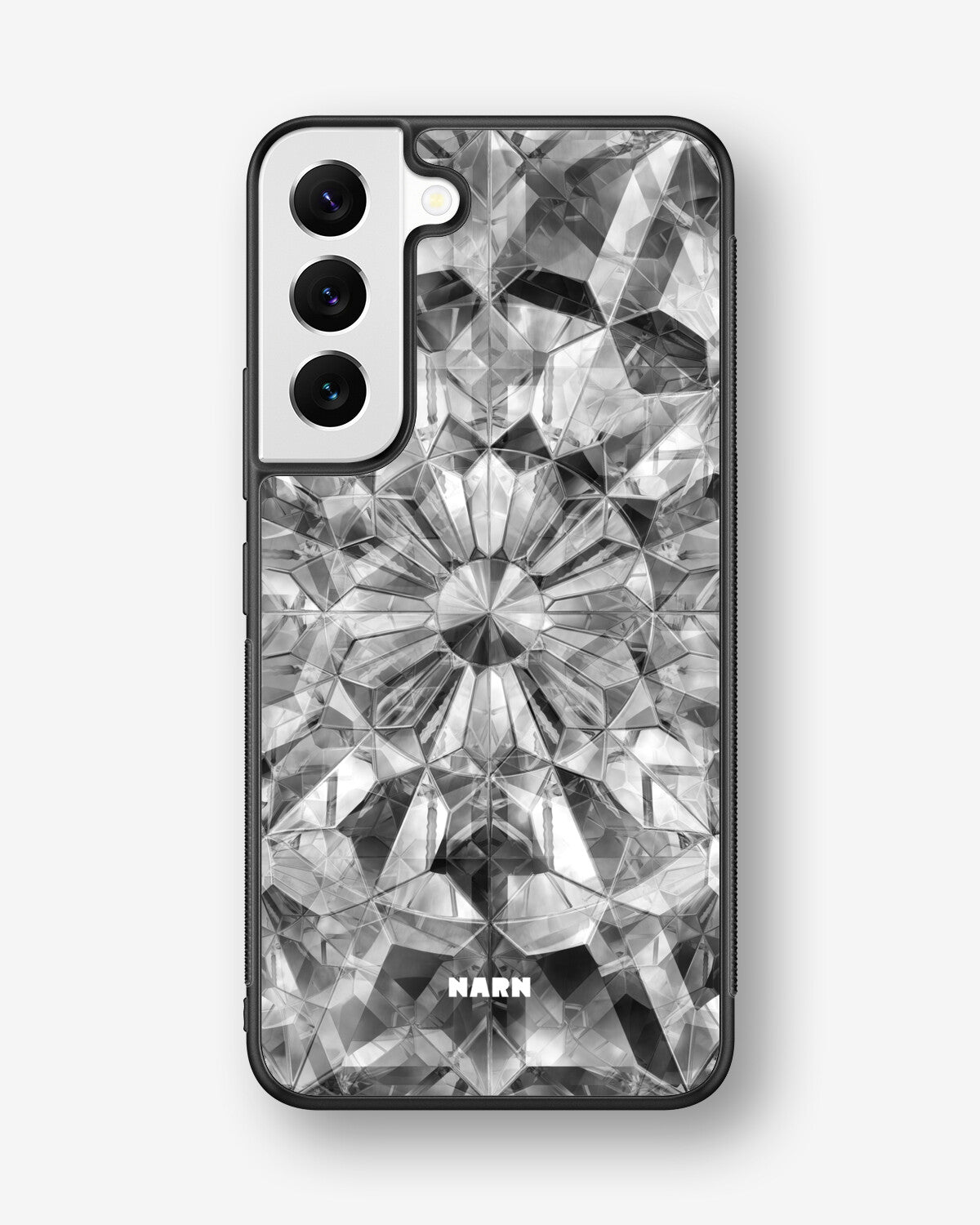 Samsung Galaxy S23 Plus Hard Case – Grey Crystals - View 1