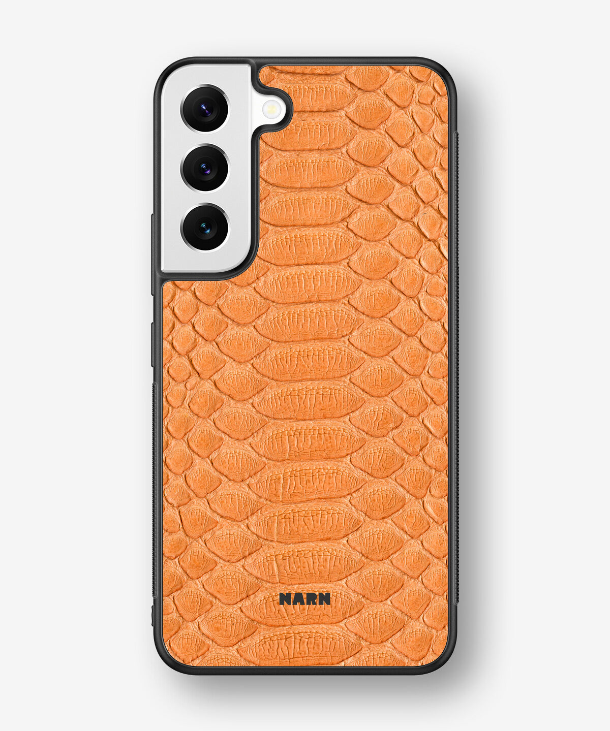 Samsung Galaxy S23 Plus Hard Case – Orange Snake - View 1