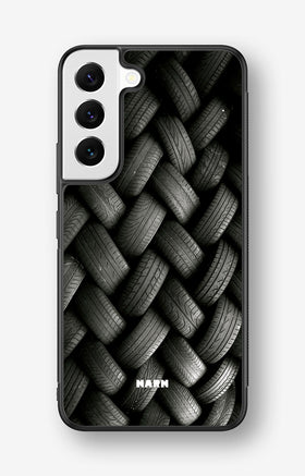 Samsung Galaxy S23 Plus Hard Case – Tires Wall - View 1