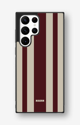 Samsung Galaxy S23 Ultra Hard Case – Bordeaux Stripe - View 1