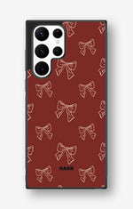 Samsung Galaxy S23 Ultra Hard Case – Cherry Bows - View 1